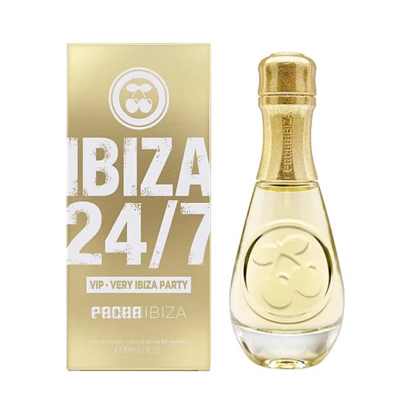 PACHA Eau de toilette para mujer con vaporizador en spray y forma de benjamin de champagne PACHA Ibiza 24/7 vip 80 ml. - 0.08 l - Imagen del producto en Findit