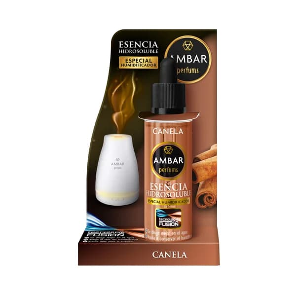 AMBAR Esencia hidrosoluble especial para humidificador con aroma a Canela. - 0.05 l - Imagen del producto en Findit