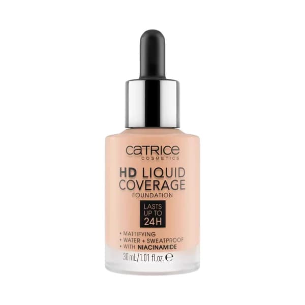 CATRICE Hd liquid coverage tono 030 Sand beige Base de maquillaje líquida sin efecto máscara 30 ml. - 1 ud - Imagen del producto en Findit