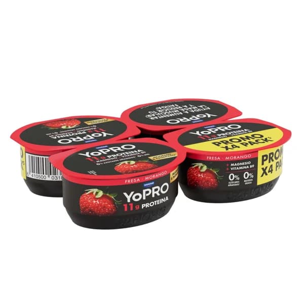 Yogur Yopro Fresa 4 UD - 0.48 kg - Imagen del producto en Findit
