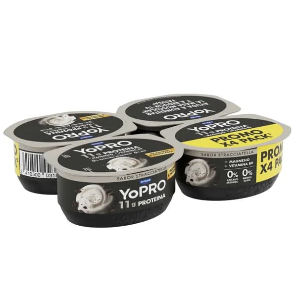 Yogur Yopro Stracciatella 4 UD - 0.48 kg - Imagen del producto en Findit