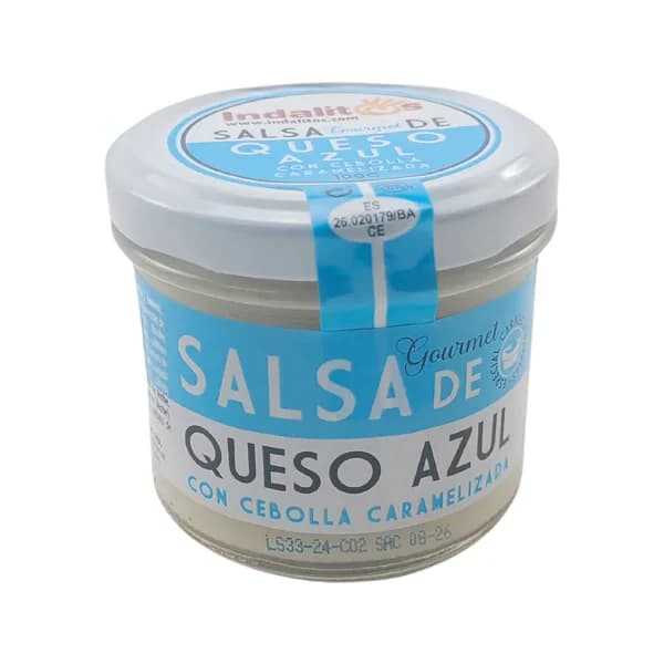 INDALITOS Salsa queso azul con cebolla caramelizada 100 g. - 0.1 kg - Imagen del producto en Findit