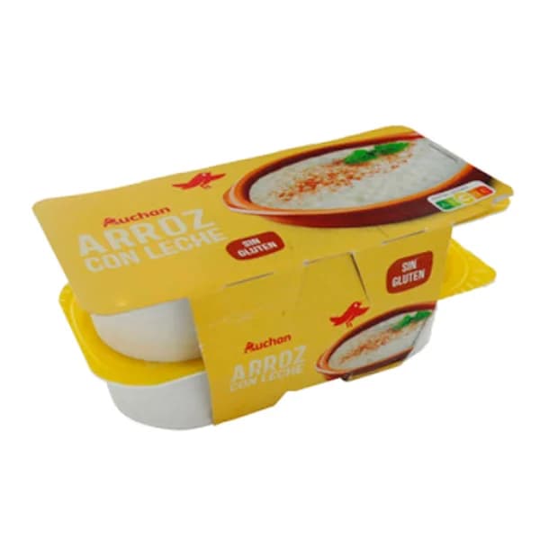 AUCHAN Arroz con leche 4 x 125 g. Producto Alcampo - 0.5 kg - Imagen del producto en Findit