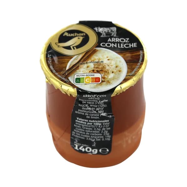 ALCAMPO GOURMET Arroz con leche estilo tradicional ALCAMPO GOURMET 140 g - 0.14 kg - Imagen del producto en Findit