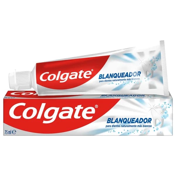 COLGATE Pasta de dientes blanqueadora, sabor menta fresca 75 ml. - 0.08 l - Imagen del producto en Findit