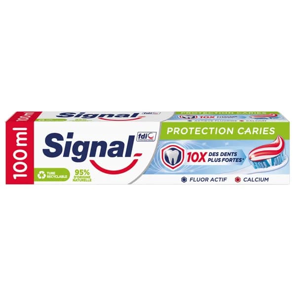 SIGNAL Pasta de dientes con flúor y calcio, para unos dientes sanos y fuertes 100 ml. - 0.1 l - Imagen del producto en Findit