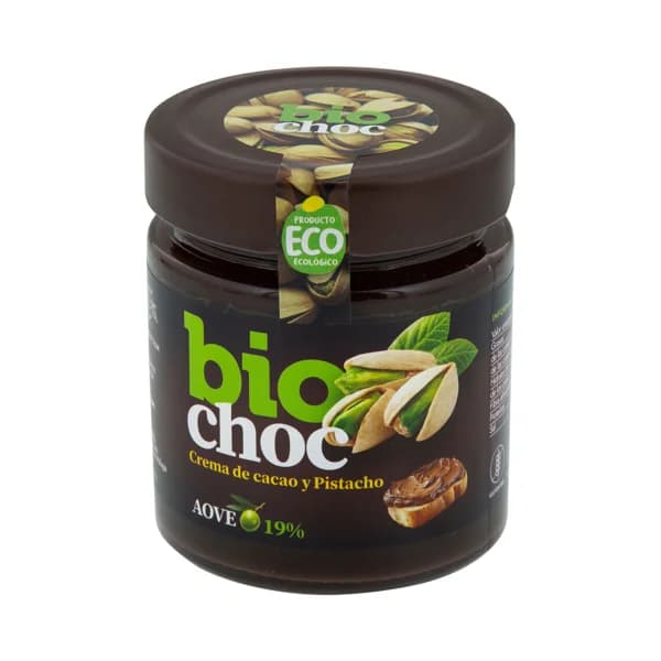 BIOCHOC Crema para untar de cacao y pistacho ecológicos con AOVE 200 g. - 0.2 kg - Imagen del producto en Findit