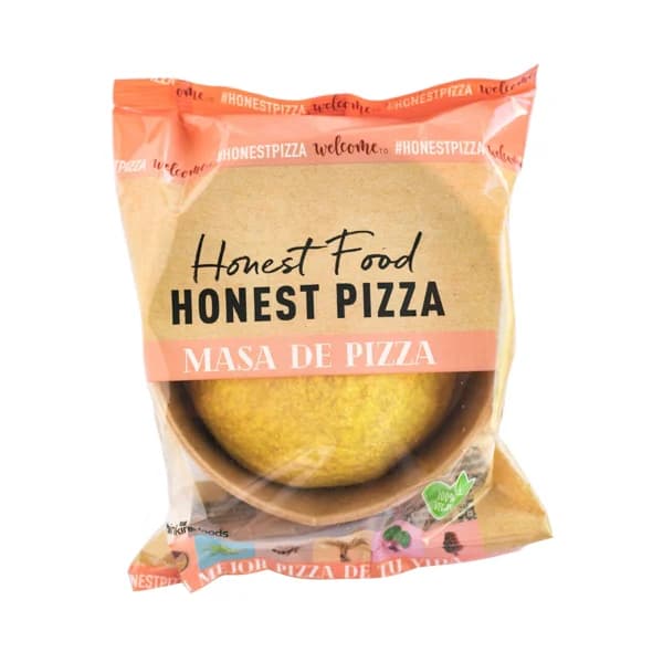 HONESTPIZZA Bolita de masa para pizza con cúrcuma 250 g. - 0.25 kg - Imagen del producto en Findit