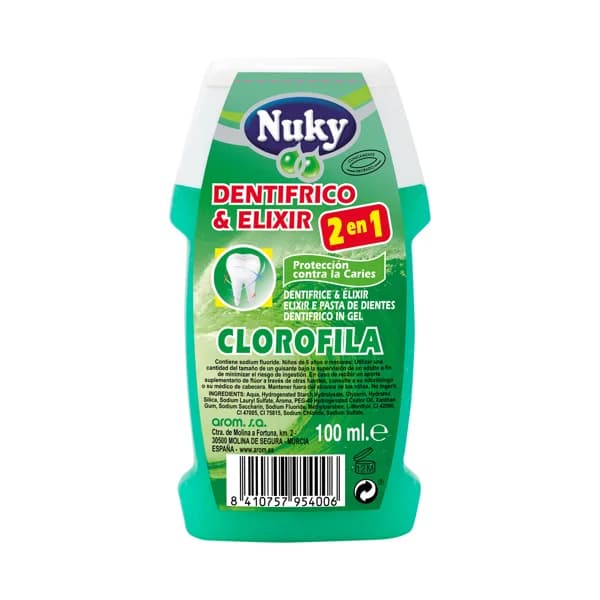 NUKY Dentífrico y elixir con sabor a clorofila 100 ml. - 0.1 l - Imagen del producto en Findit