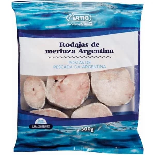 Rodajas de Merluza Congelada - 0.5 kg - Imagen del producto en Findit