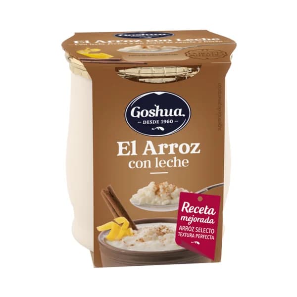 GOSHUA Arroz con leche con un toque de canela y limón, elaborado sin gluten GOSHUA 140 g. - 0.14 kg - Imagen del producto en Findit