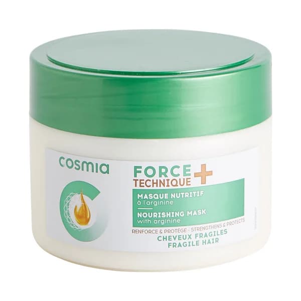 COSMIA Mascarilla capilar nutritiva con Arginina, para cabellos frágiles COSMIA Technique force + 300 ml. - 0.3 l - Imagen del producto en Findit