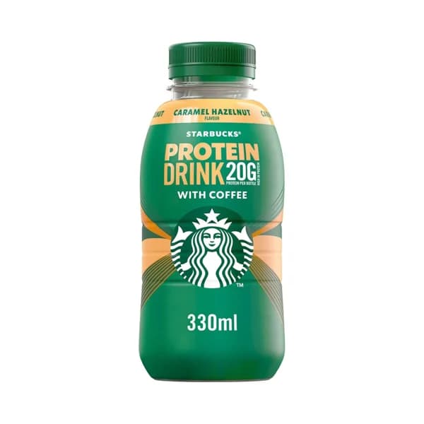 STARBUCKS Bebida de café y proteína (20 g) sabor avellana y caramelo 33 cl. - 0.33 l - Imagen del producto en Findit