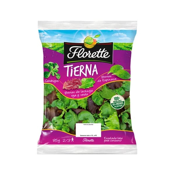 Ensalada tierna FLORETTE 110 g - 0.09 kg - Imagen del producto en Findit