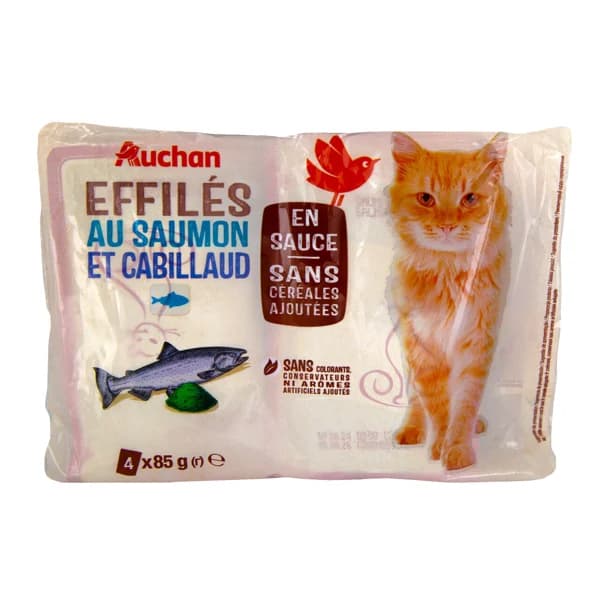 PRODUCTO ALCAMPO Al gato húmedo bolsa pescado grain free salsa 4 x 85 g. - 0.34 kg - Imagen del producto en Findit
