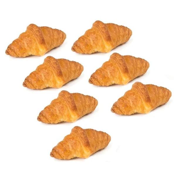 Mini croissant 24% de mantequilla EROSKI, 5+2 uds, bandeja 140 g - 0.14 kg - Imagen del producto en Findit