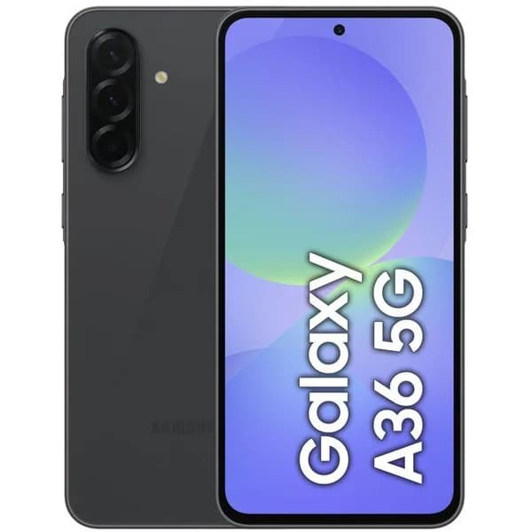 Smartphone libre negro 8+256 GB, Galaxy A36 5G SAMSUNG - 36 ud - Imagen del producto en Findit