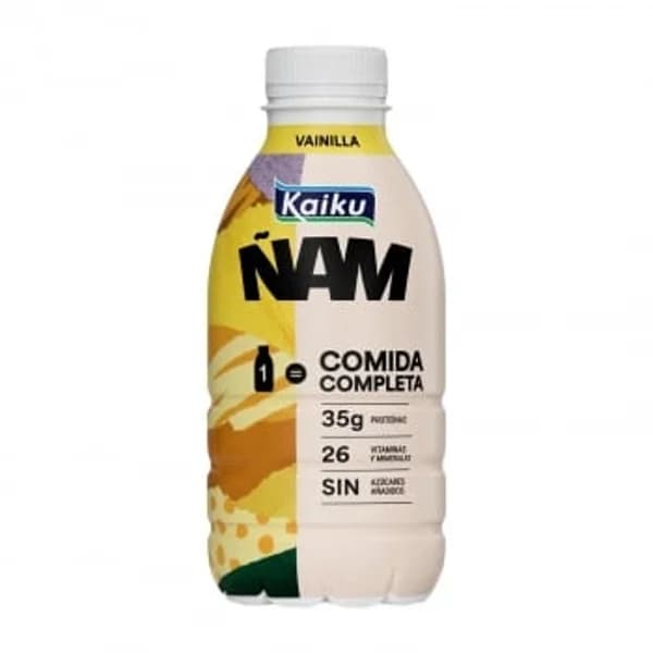 Bebida láctea con sabor a vainilla Ñam Kaiku sin gluten sin lactosa 500 ml. - 0.5 l - Imagen del producto en Findit