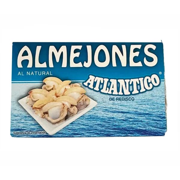 ATLANTICO Almejones al natural 63 gr. - 0.06 kg - Imagen del producto en Findit