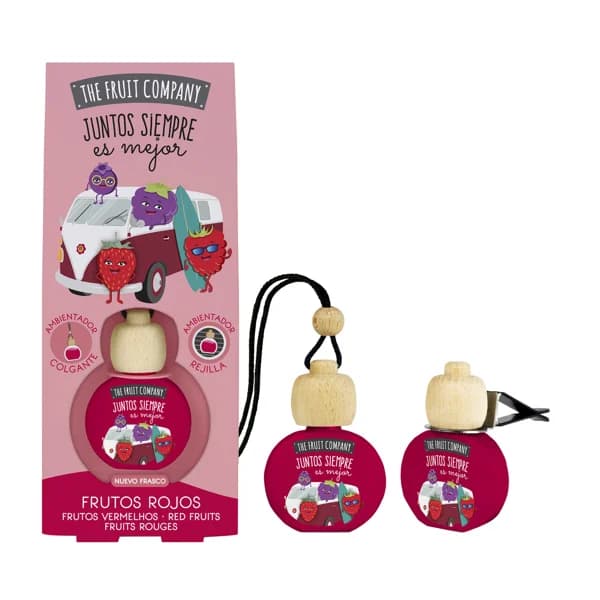THE FRUIT COMPANY Ambientador perfumador para espacios reducidos, con aroma a frutos rojos. - 1 ud - Imagen del producto en Findit