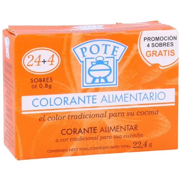 POTE Colorante alimentario POTE sobre de 28 ud. - 1 ud - Imagen del producto en Findit