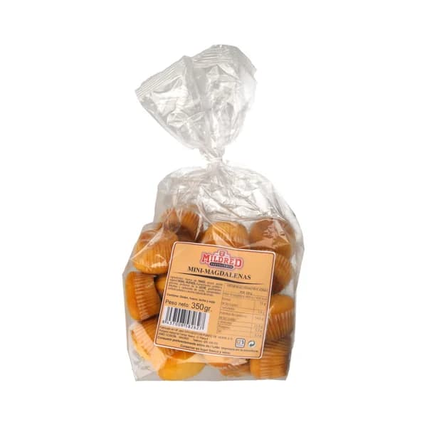 MILDRED Magdalenas mini en aceite de vegetal 350 g. - 0.35 kg - Imagen del producto en Findit