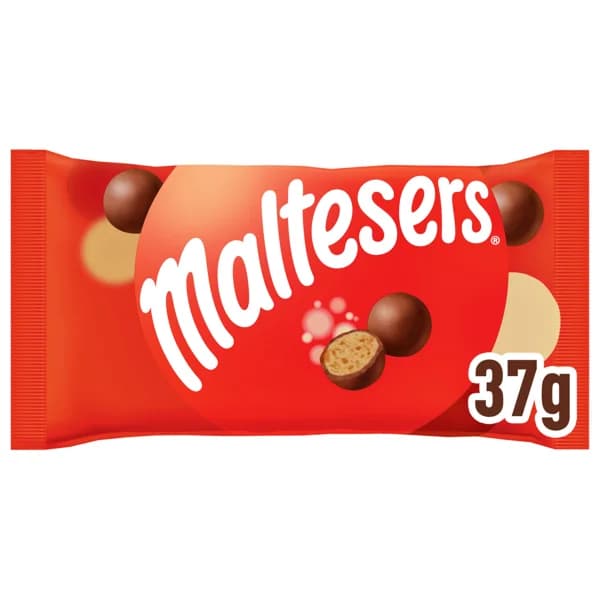 MALTESERS Bolas de chocolate con leche rellenas de leche malteada 37 g. - 1 ud - Imagen del producto en Findit