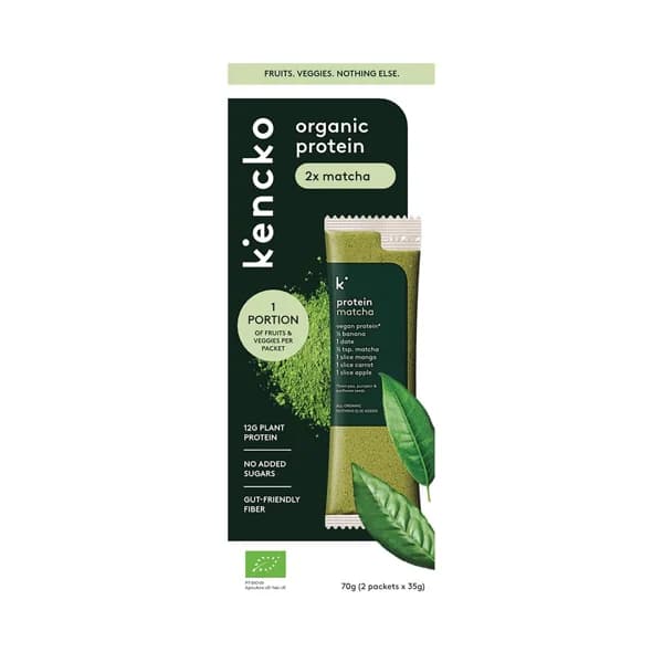 KENCKO Mix de proteinas vegetales con frutas deshidratadas y sabor a matcha 2 x 35 g. - 0.07 kg - Imagen del producto en Findit
