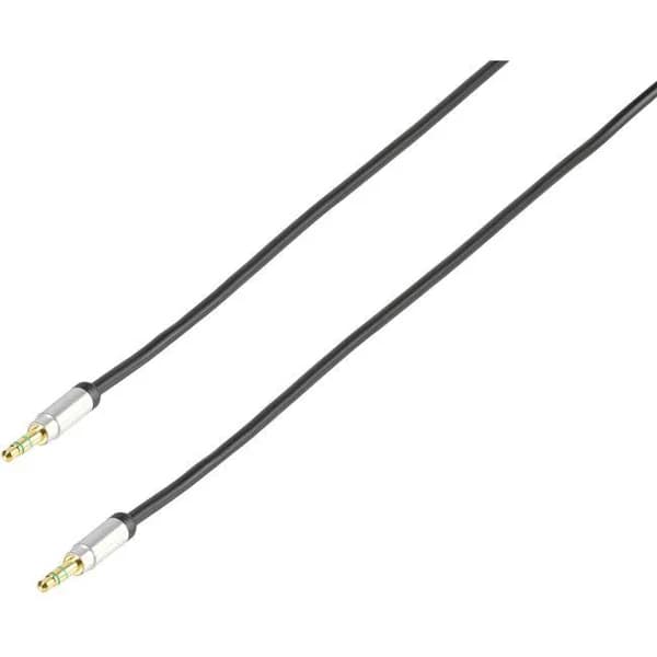 Cable de audio jack 3,5 mm premium, 41200 VIVANCO, 1,2 metros - 1 ud - Imagen del producto en Findit