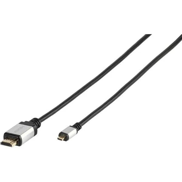 Cable Micro HDMI a HDMI High Speed Ethernet 42205 VIVANCO, 1,2 m - 1 ud - Imagen del producto en Findit