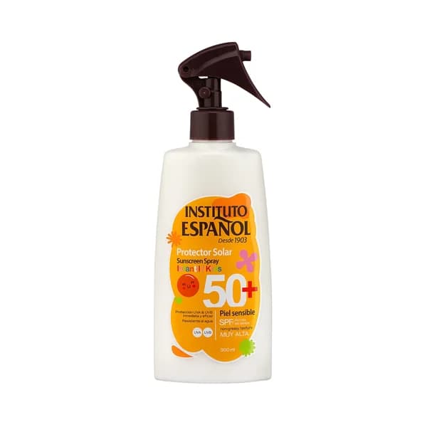 INSTITUTO ESPAÑOL Protector solar en spray para niños y pieles sensibles con FPS 50+ (muy alto) 300 ml. - 0.3 l - Imagen del producto en Findit