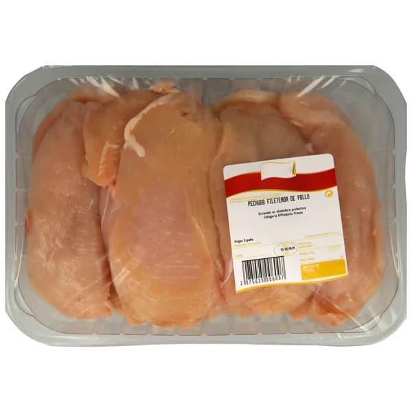 Pechuga de pollo fileteada bandeja - 1 ud - Imagen del producto en Findit