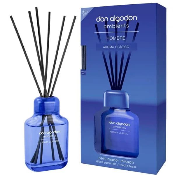Ambientador varitas clásico hombre DON ALGODÓN, bote 65 ml - 0.07 l - Imagen del producto en Findit