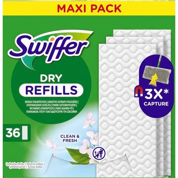 Atrapapolvo seco para mopa SWIFFER, recambio 36 uds - 36 ud - Imagen del producto en Findit