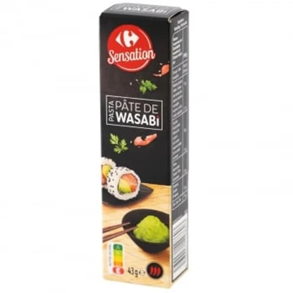 Pasta paté de wasabi Sensation Carrefour 43 g. - 0.04 kg - Imagen del producto en Findit