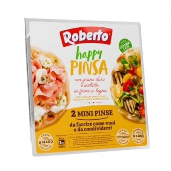 Mini Pinsa Roberto pack de 2 unidades de 115 g. - 0.23 kg - Imagen del producto en Findit