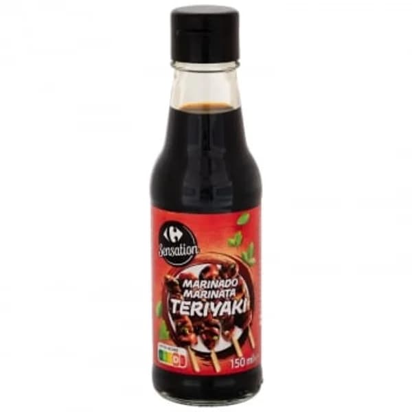 Salsa marinado teriyaki Sensation Carrefour botella 150 g. - 0.15 kg - Imagen del producto en Findit