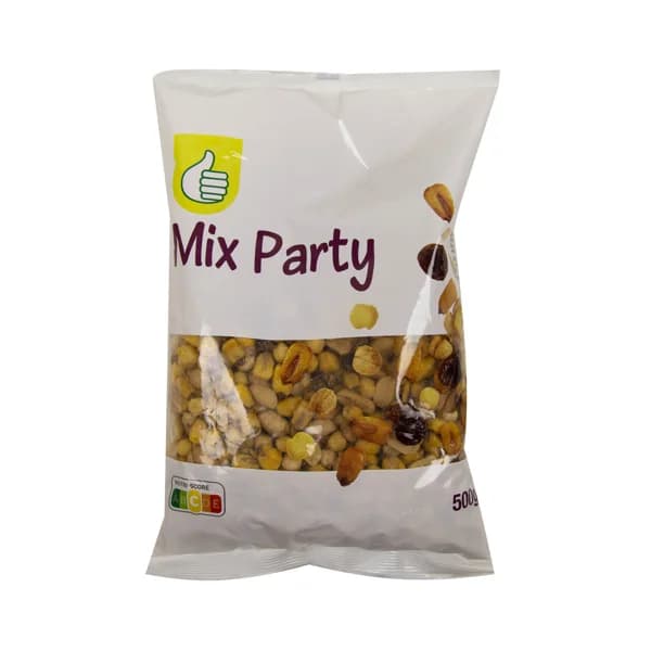 PRODUCTO ECONÓMICO ALCAMPO Surtido de frutos secos "Mix Party" PRODUCTO ECONÓMICO ALCAMPO 500 g. - 0.5 kg - Imagen del producto en Findit