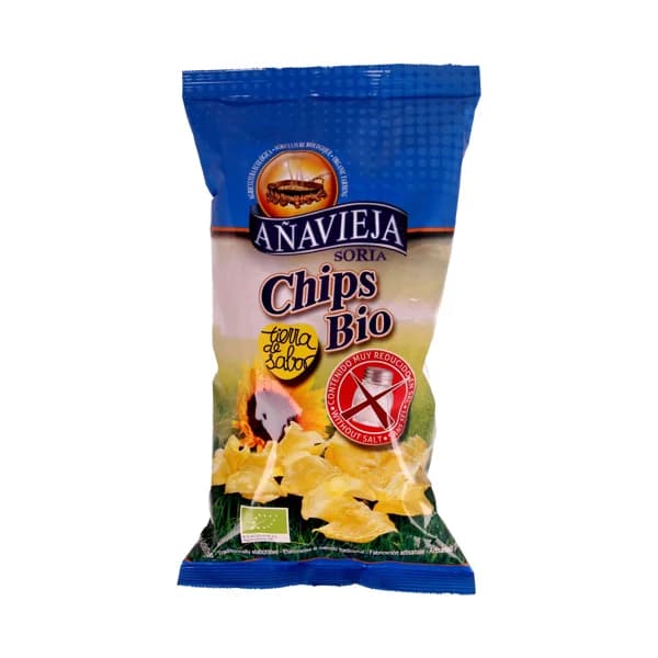 AÑAVIEJA Patatas fritas en aceite de girasol sin sal ecológicas 125 g. - 0.1 kg - Imagen del producto en Findit