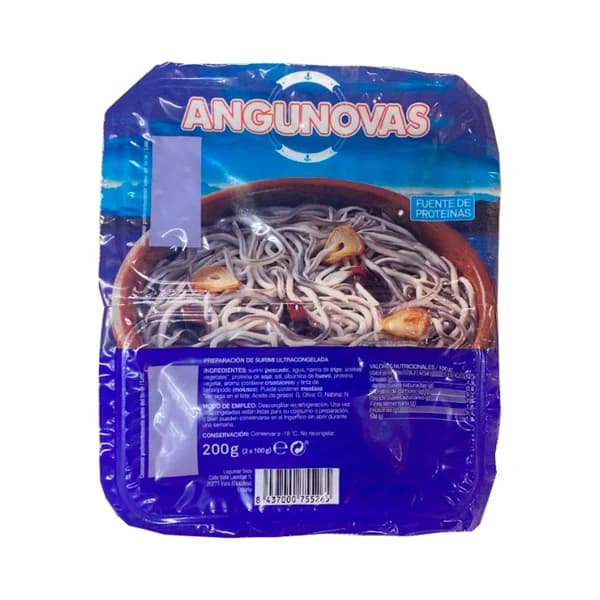 ANGUNOVAS Preparación de surimis congelados 2X100g - 0.2 kg - Imagen del producto en Findit