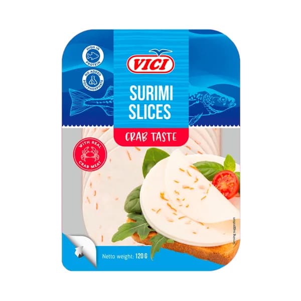 VICI Surimi con carne de cangrejo lonchas 120 g. - 0.12 kg - Imagen del producto en Findit