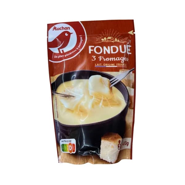 AUCHAN Fondue de queso AUCHAN 400 g. Producto Alcampo - 0.4 kg - Imagen del producto en Findit