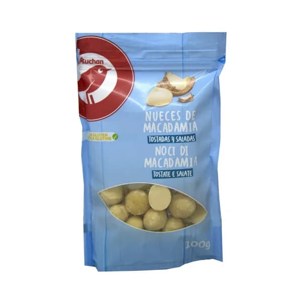 PRODUCTO ALCAMPO Nueces de Macadamia tostadas y saladas PRODUCTO ALCAMPO 100 g. - 0.1 kg - Imagen del producto en Findit