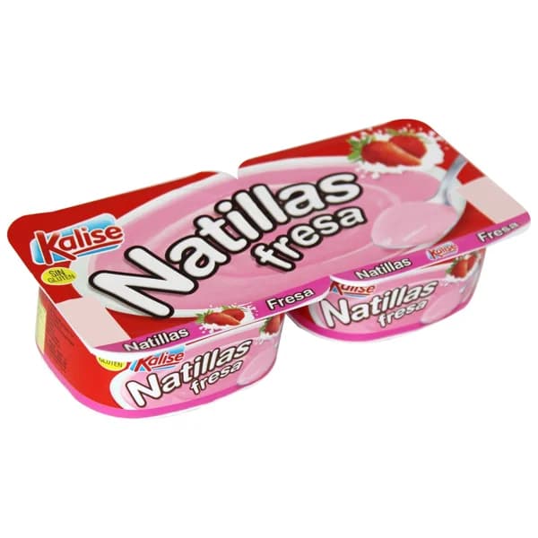 KALISE Natillas con sabor a fresa KALISE 2 x 135 g. - 0.27 kg - Imagen del producto en Findit