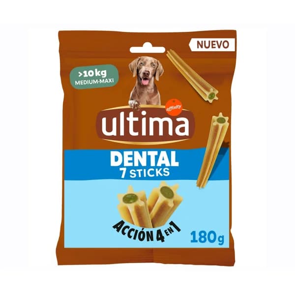 ULTIMA Snack perro medmax dental 7 stick 180 gr. - 0.18 kg - Imagen del producto en Findit