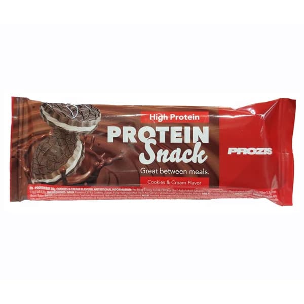 PROZIS Barrita protein snack cookies and cream 30 gr. - 1 ud - Imagen del producto en Findit