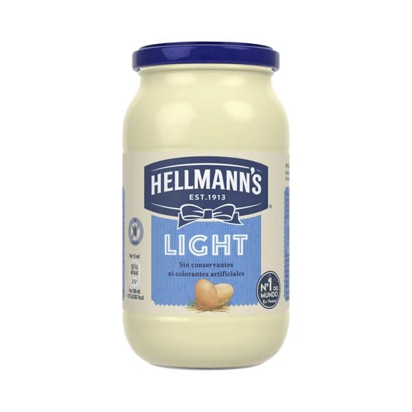 HELLMANN'S Salsa mayonesa light frasco 430 ml. - 0.43 l - Imagen del producto en Findit