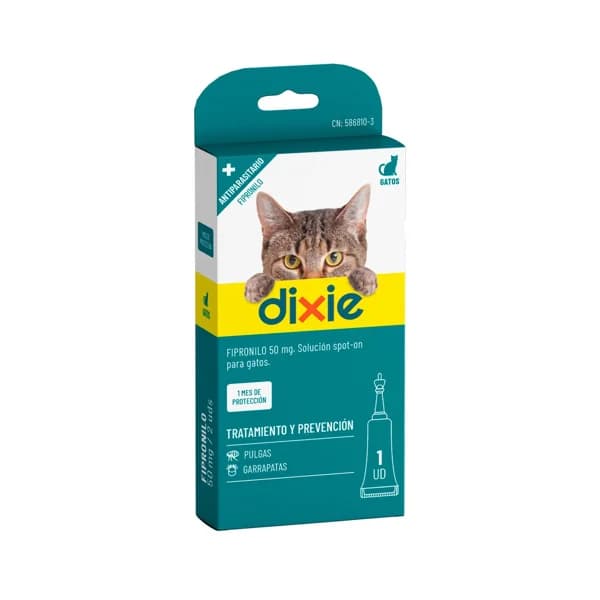 DIXIE Pipetas para gato fipro spot on 0,5 ml. - 1 ud - Imagen del producto en Findit