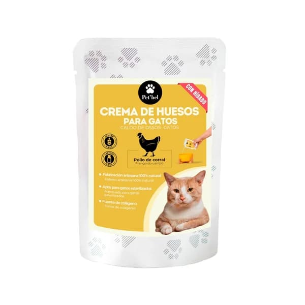 PET'BELCrema de huesos de pollo para gatos 100 ml. - 0.1 l - Imagen del producto en Findit