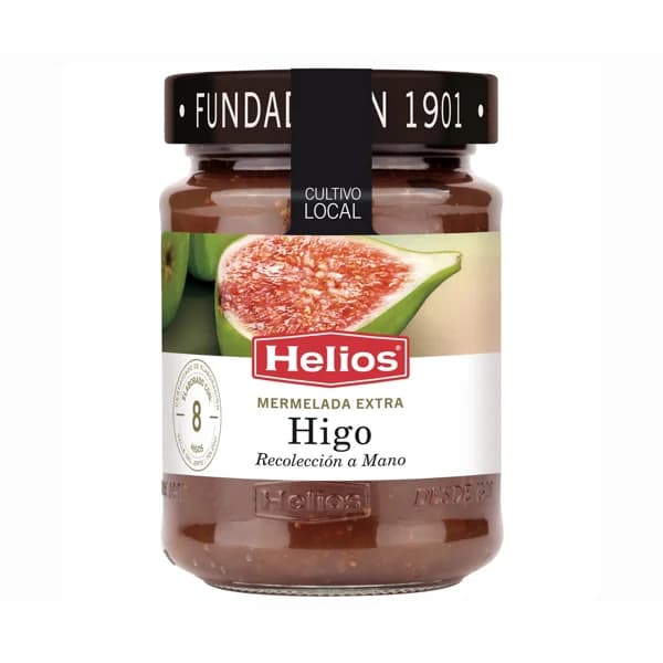 HELIOS Mermelada extra higo negro 340 gr. - 0.34 kg - Imagen del producto en Findit
